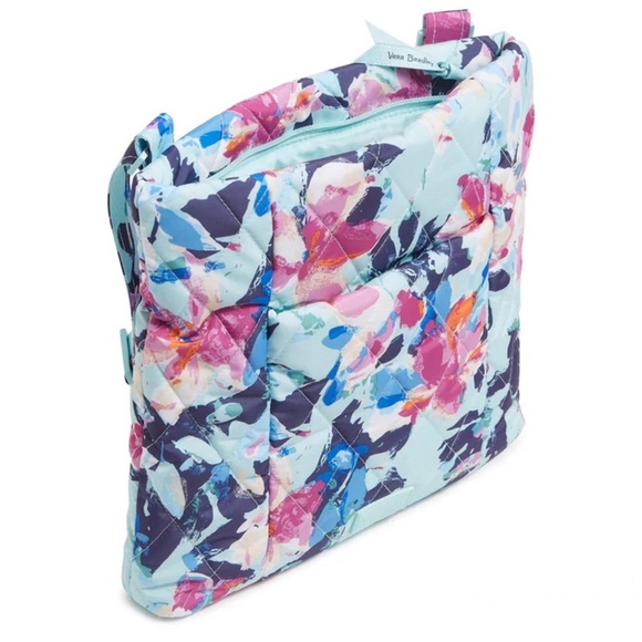 NWT Vera Bradley Ultralight Hipster Floating Blossoms Crossbody Bag - Picture 2 of 9